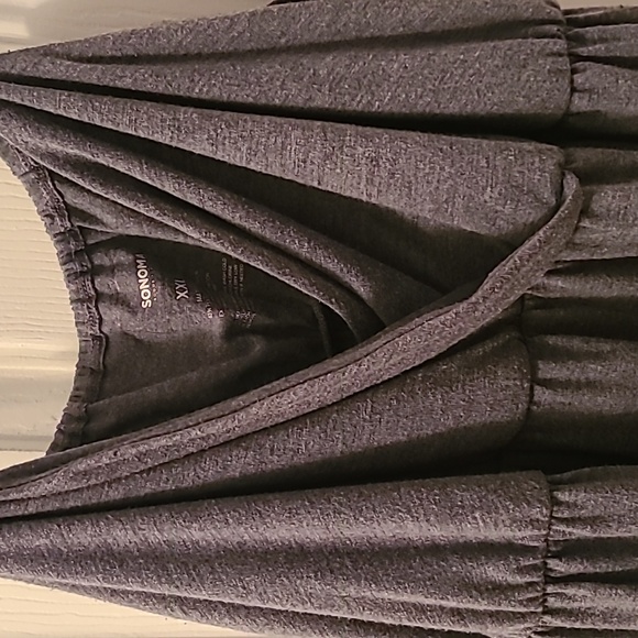 SONOMA BRAND WOMENS GRAY PLUS SIZE MATERNITY SUNDRESS SIZE XXL - Picture 8 of 12